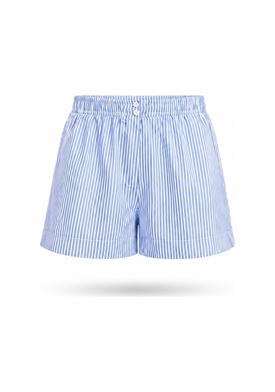 5in1Canpolat Mavi Çizgili Poplin Şort 0179