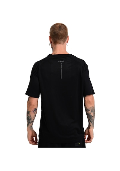Sportive Huelva Erkek Siyah Koşu T-shirt 24ke002-syh 1656112 SIYAH