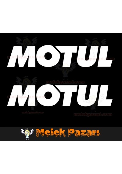 2 Adet - Motul Yağ Oto Ve Bisiklet Sticker V2