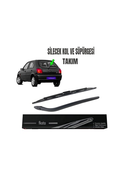 Ford Fiesta Arka Cam Silecek Kolu Ve Süpürgesi Takımı 1996-2002