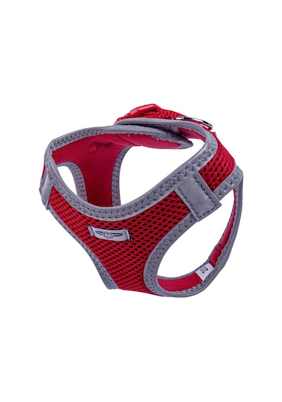 Doggie Havalı Dokuma Reflektör Serisi Küçük Irk Göğüs Tasması Kırmızı 2XS-26-30Cm Kırmızı