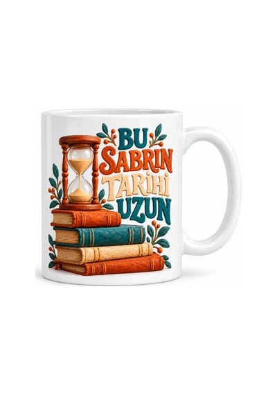 Bezos Tarih Öğretmeni Tasarımlı Porselen Kupa - Model 878 Krt
