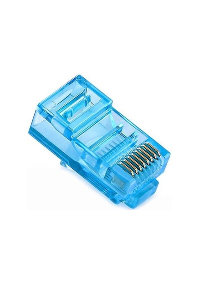 Pm-22702 Rj45 Rj45 Cat6 8p/8c Mavi Soket 100 Lü Paket