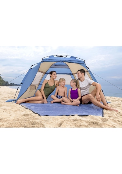 Bestway 68144 Beach Dome 4-kişilik Çadır Swiftclick Çabuk Kurulum Mavi