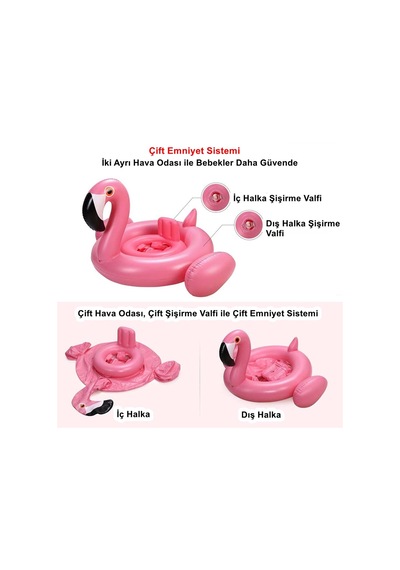 Sea&Sun Flamingo Bebe Flotoru Ss006 Çok Renkli