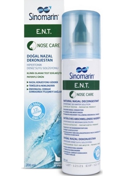 Sinomarin Ent Deniz Suyu Spreyi 200 Ml
