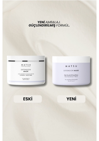 Matsu Extension Saç Derisi Maskesi 350 ml | Arındırma & Kök Desteği