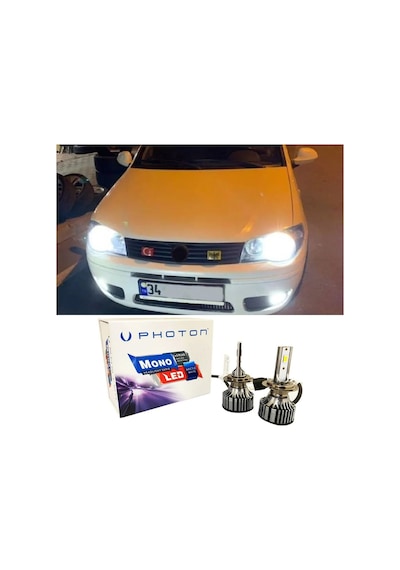 Fiat Palio Led Xenon Kısa Far Ampulü H7 Mono Yeni Seri Beyaz 2006-2012