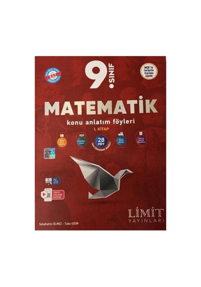 Limit 2024-2025 9 Sınıf Tüm Dersler Yeni Maarif Modeli Seti