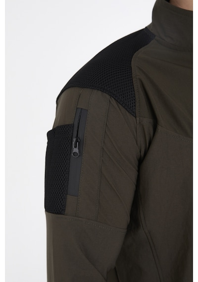 Camp Scoutland Camp137 Outdoor Tactical Su iticili Erkek Haki Taktik Sweatshirt Haki