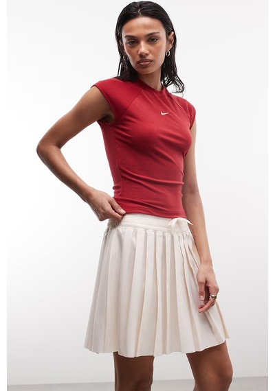 Nike Sportswear Women's Mid Rise Pleated Skirt Cream Kadın Pileli Etek Krem