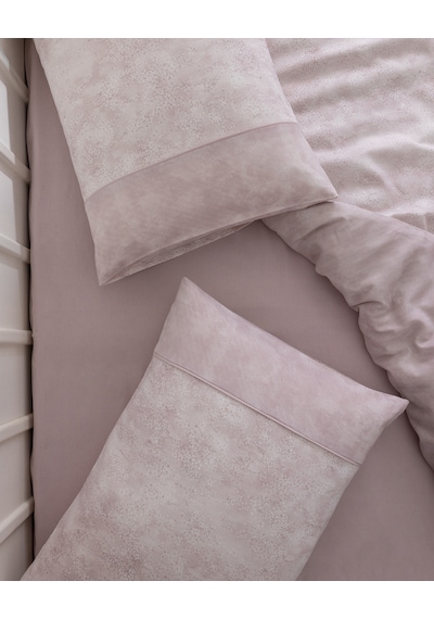 Madame Coco Denise Tek Kişilik Coco Crep %100 Pamuk Baskılı Çarşaflı Nevresim Takımı - Pudra 8684427335499 Çok Renkli
