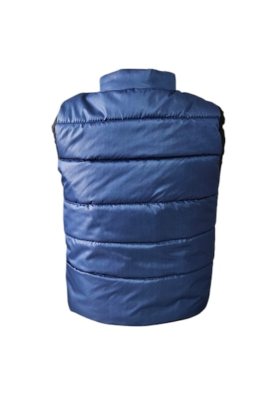 Mnk Baby & Kids Erkek Çocuk Kapüşonsuz Cepli Trend Şişme Yelek M00708 Indigo