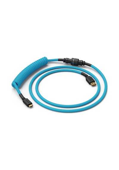 Gaming Premium Coiled Klavye Kablosu - Altın Kaplama Usb-a Pc Usb-c Klavye , Kablo Karışıklığına Karşı Koruma, Çift Örgülü Kılıf, 5 Kutuplu Aviator Fiş - Electric Blue Gaming Premium Coiled Klavye Kablosu - Altın Kaplama Usb-a Pc Usb-c Klavye , Kablo Karışıklığına Karşı Koruma, Çift Örgülü Kılıf, 5 Kutuplu Aviator Fiş - Electric Blue