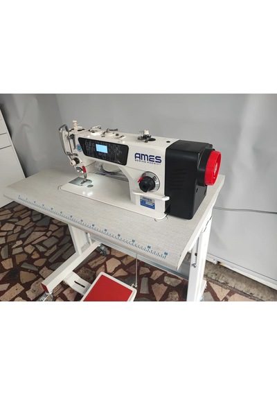 As-a4 Ames İplik Kesicili Elek. Düz Makina 80 Cm Mini Masa Beyaz