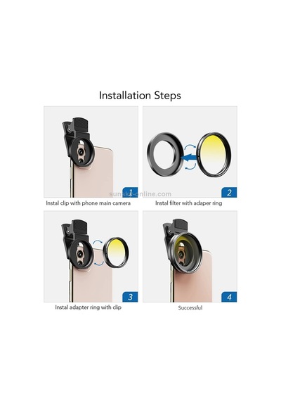 Apexel 7 İn 1 Hd Lens & Filtre Kit