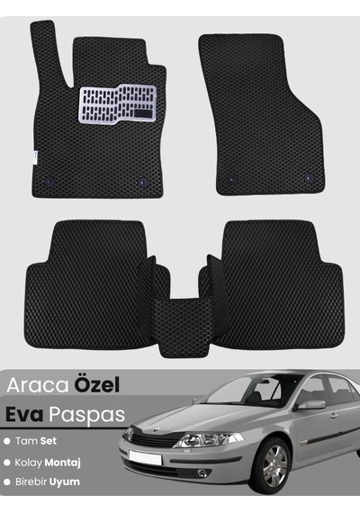 Renault Laguna 2 2001-2007 Uyumlu Eva Paspas Tam Set Oto Paspas,araca Özel 409