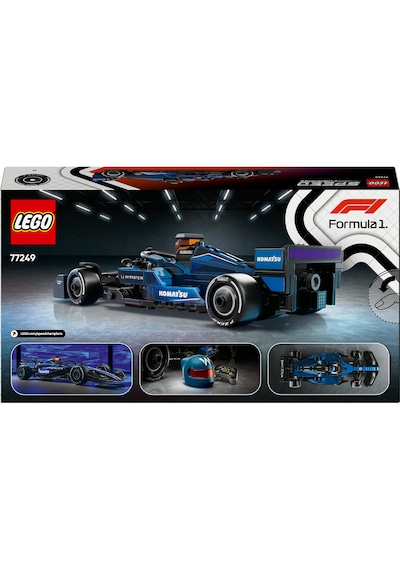 LEGO® Speed Champions Williams Racing FW46 F1® Yarış Arabası 77249 - 10 Yaş ve Üzeri Çocuklar için Yaratıcı Oyuncak Yapım Seti (263P)