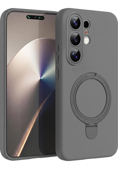 Microsonic Tecno Camon 50 Pro Kılıf Aura Stant Magsafe Gri -