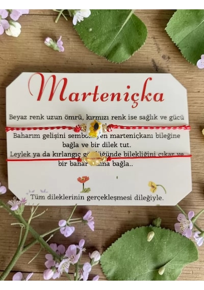 Marteniçka Sitrin Taşı Ve Seramik Boncuklu Bileklik Çok Renkli