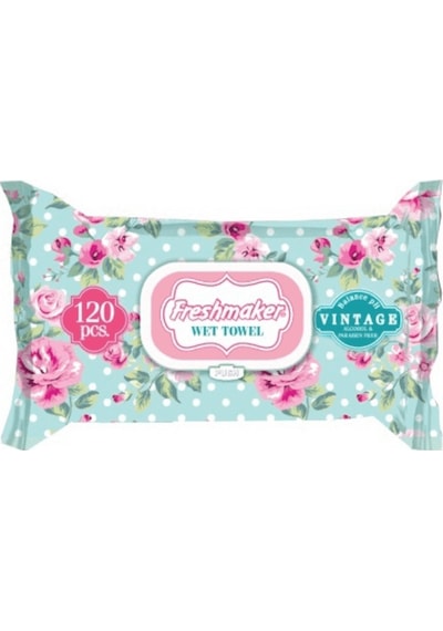 Freshmaker Vintage 120 Yaprak Islak Havlu