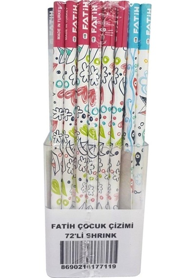 Fatih Kurşun Kalem Çocuk Çizimi 17710 Çok Renkli