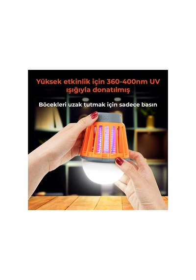 Bix Sivrisinek Kovucu Dış Mekan/iç Mekan Elektrikli, Micro Usb Şarj Edilebilir Sivrisi