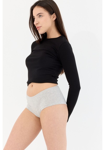 Air Gri Boyshort Külot Gri