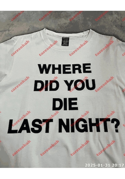 Slogan Unisex Yazılı Oversize Tshirt Twgwbr33 Beyaz