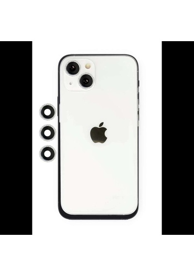 İphone 14 Shine Kamera Lens - Gümüş Diğer