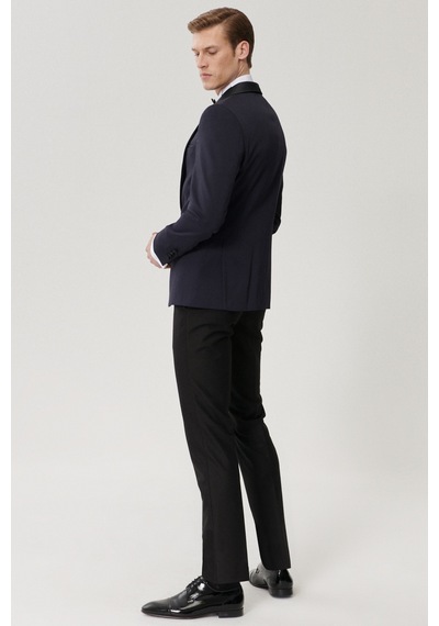 Ac&Co / Altınyıldız Classics Erkek Lacı-sıyah Ekstra Slim Fit Desenli Smokin Damatlık Lacı-sıyah Lacivert - Siyah Ac&Co / Altınyıldız Classics Erkek Lacı-sıyah Ekstra Slim Fit Desenli Smokin Damatlık Lacı-sıyah Lacivert - Siyah