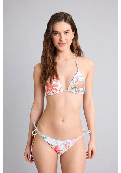 Defacto Regular Fıt Desenli Bikini Alt F5895ax26hswt16 Beyaz-wt16