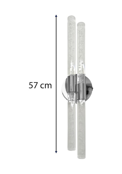 Bh Bubblelight Dubble Şik Ve Zarif Modern Led Duvar Aplik Gümüş Elektrikli Gümüş