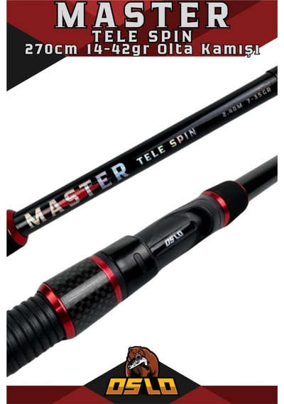 3000 270cm 14-42gr Master Tele Rapala Maket Balık Spin Olta Takımı Seti 60057953