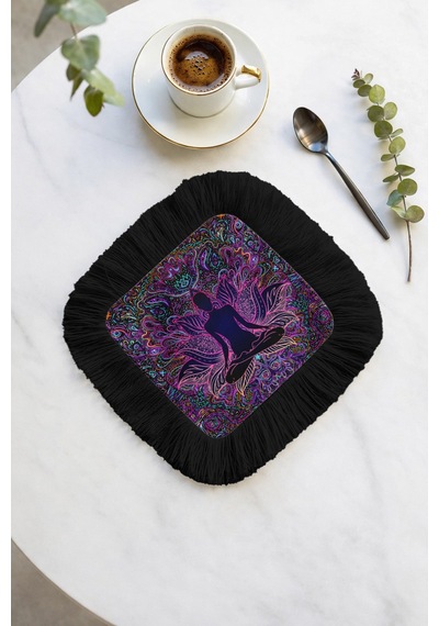 Renkli Mandala Lotus Saçaklı Sunum Peçetesi-meditasyon Ruhani Bohem Mor Siyah Bardak Altlığı Mendil Sisli Mint Yeşili Renkli Mandala Lotus Saçaklı Sunum Peçetesi-meditasyon Ruhani Bohem Mor Siyah Bardak Altlığı Mendil Sisli Mint Yeşili