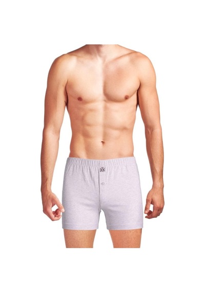 The Don Organik Pamuk Erkek Boxer Gri Kırçıllı