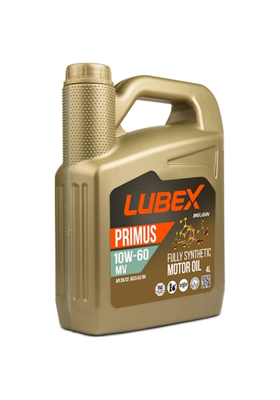 Lubex Primus MV 10W-60 4 lt Tam Sentetik Motor Yağı