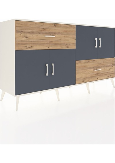 Hyperion Konsol 3 Raflı 2 Çekmeceli 4 Kapaklı 176x44x99 Aytaşı-an Aytaşı-antrasit/çam Hyperion Konsol 3 Raflı 2 Çekmeceli 4 Kapaklı 176x44x99 Aytaşı-an Aytaşı-antrasit/çam