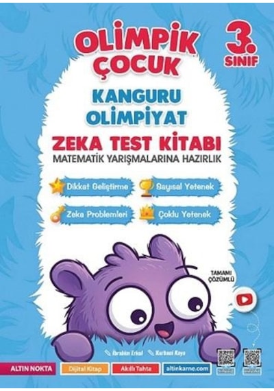 Altın Nokta Yayınları 3.sınıf Bilsem-kanguru-olimpiyat Sınavlarına Hazırlık Seti 4 Kitap