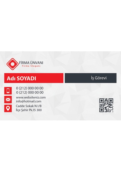 350 Gr. Kuşe Baskılı Kartvizitler-004 100 Ad.
