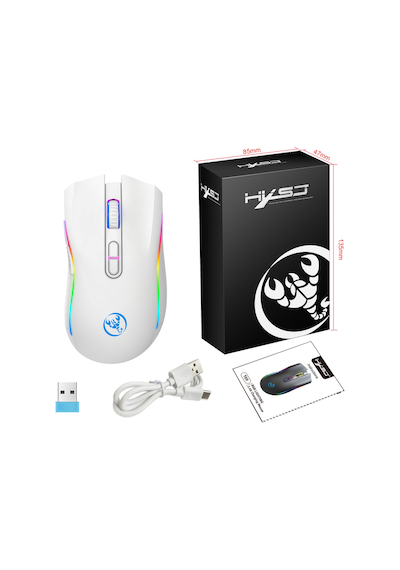 T69 Kablosuz Rgb 4800 Dpı Oyuncu Mouse - 650 Mah Yüksek Kapasiteli Batarya Diğer