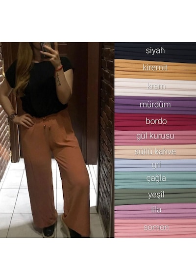 Nefs Ayrobin Pantolon Rahat Kalıp Kiremit