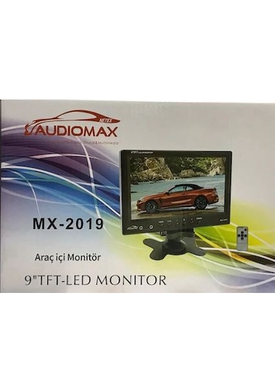 9" Audiomax Kamyon Otobüs Geri Park Kamera Sistemi 9" 10 M