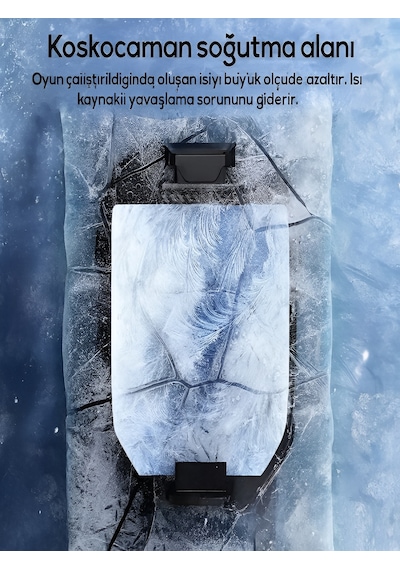 Rgb Işıklı Mobil Cep Telefon Radyatör Fanı Youtube Canlı Yayın Tiktok Gamer Soğutucu