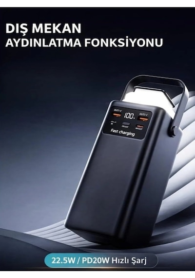Acl Pw-113 50.000 Mah Dijital Göstergeli Powerbank 22.5w Hızlı Şarj Destekli Batarya Çok Renkli