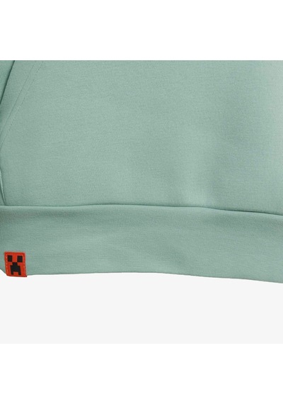 Adidas K Minecraft Mt Çocuk Yeşil Sweatshirt Kv6480