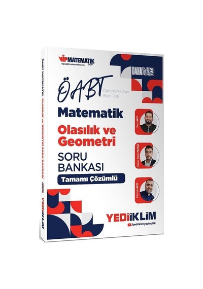 Yediiklim 2027 Öabt Meb-ags İlköğretim Ortaöğretim Lise Matematik Olasılık Ve Geometri Soru Bankası Çözümlü