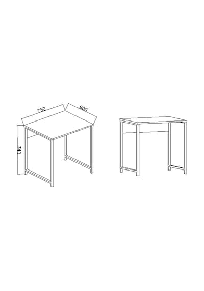 Selin Metal Ayaklı Çalışma Masası Antrasit Suntalam, Siyah Ayak, Modern Ofis & Ev Masası Antrasit Selin Metal Ayaklı Çalışma Masası Antrasit Suntalam, Siyah Ayak, Modern Ofis & Ev Masası Antrasit