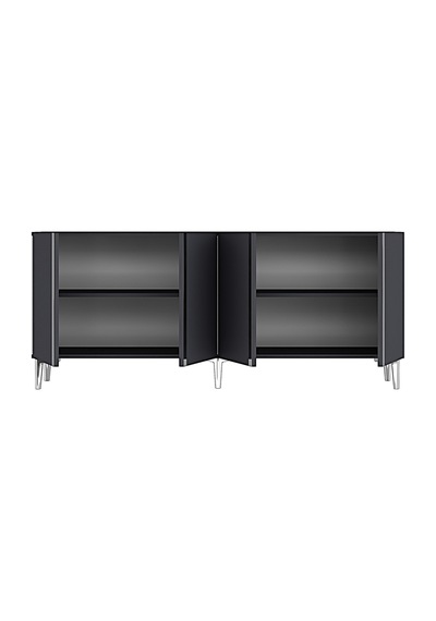 Ka1898as Anka Konsol Ve Tv Sehpası Antrasit-silver 180cm