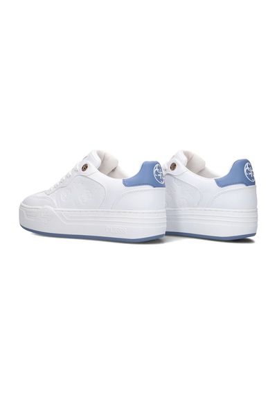 Guess Swole Deri Karışımlı Kadın Sneaker Ayakkabı Flpswofal12 Mavi